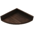 thumbnail image 2 of 8.6 inch Corner Wall Shelf , Solid Wood Corner Floating Shelves for Wall, Round End Wall Mounted Floating Shelf for Bedroom, Living Room and Kitchen, 2 of 10