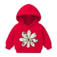 thumbnail image 1 of Sudadera con capucha para bebé, niño y niña, sudadera informal con estampado para bebé, regalo para niña, blusa, 1 of 5