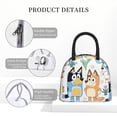thumbnail image 4 of Johaoi Bluey for Lunch Box Lunch Bag for Women Adults Men, Reusable Insulated Lunch Tote Bags Large Capacity for Office Picnic Hiking Beach-One Size, 4 of 6