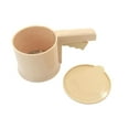 thumbnail image 4 of Handheld Flour Sieve Cup Powdered Sugar Shaker Durable Flour Shaker Flour Sieve Hand Crank Flour Sifter for Kitchen Utensil orange, 4 of 8