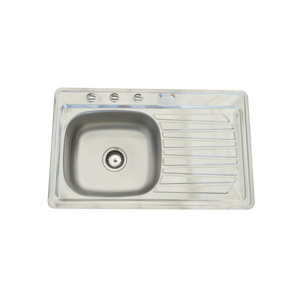 Fregadero Cocina Empotrar 1 Tina Eb 87x54x18 C102n Der Eb Técnica Línea Clásica