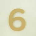 thumbnail image 1 of Package of 1, "6" 10 Inch X 1/2" MDF Numbers In The Gotham Rounded Font | Thick For Art & Craft Project, Made in USA, 1 of 1