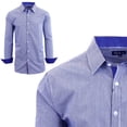 thumbnail image 5 of Men's Long Sleeve Checkered Dress Shirts, 5 of 6