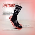 thumbnail image 5 of Perri's Elvis "The King" Crew Socks Black/White, 5 of 8