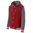 thumbnail image 1 of 222288 CHAQUETA HO YOUTH ACCOMPLISH SCARLT/ GRPH/ WH XL Holloway 222288, 1 of 1