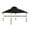 Black, variant on 14 sq. ft. Gazebo Roof Framing & Mounting Kit with Khaki Sundura Canopy