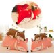 thumbnail image 2 of Almohada de peluche de zorro, 70 cm, almohada de peluche de zorro acostado, muñeco de dibujos animados, animal de peluche, almohada de abrazo esponjosa, juguete de peluche kawaii para cumpleaños de n, 2 of 5