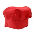 thumbnail image 1 of Professional Elastic Adjustable Men Women Cap Kitchen Cooking Baker Chef Hat, 1 of 8