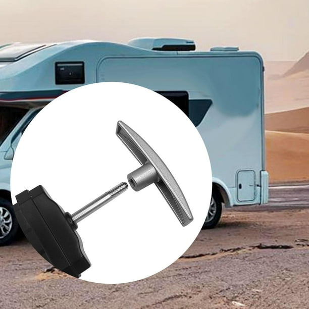 2 Mangos Plástico ABS Válvula Desagüe Caravana - Tirador Repuesto Para Válvula Residuos RV, Caravanas, Remolques