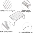 thumbnail image 5 of Campfire Grill Grate, Adjustable Swivel Grill for Fire Pit, Heavy Duty Steel Grate with Carrying Bag For Outdoor Cooking Camping BBQ, 5 of 8