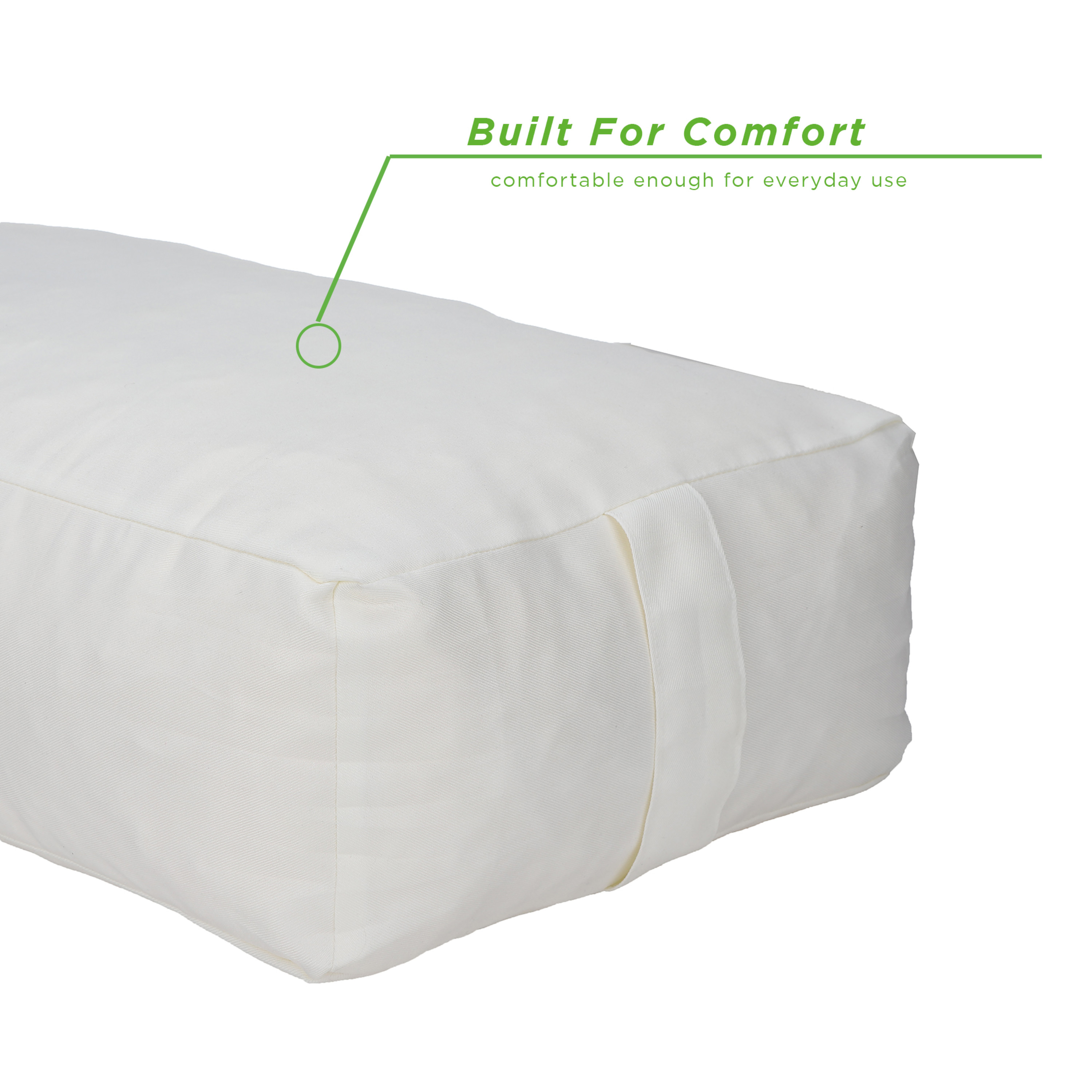 Mind Reader 10-in x 8-in Foam Rectangular Lumbar Cushion in the Orthopedic  Pillows & Cushions department at