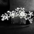 thumbnail image 4 of Peignes à Clips de Mariage Perles Accessoires de Mariée, 4 of 9