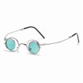 thumbnail image 3 of Folding Round Frame Sunglasses: Portable, Metal Frame, AC Lenses, Ideal for Travel, Sports, and Daily Wear, 3 of 3