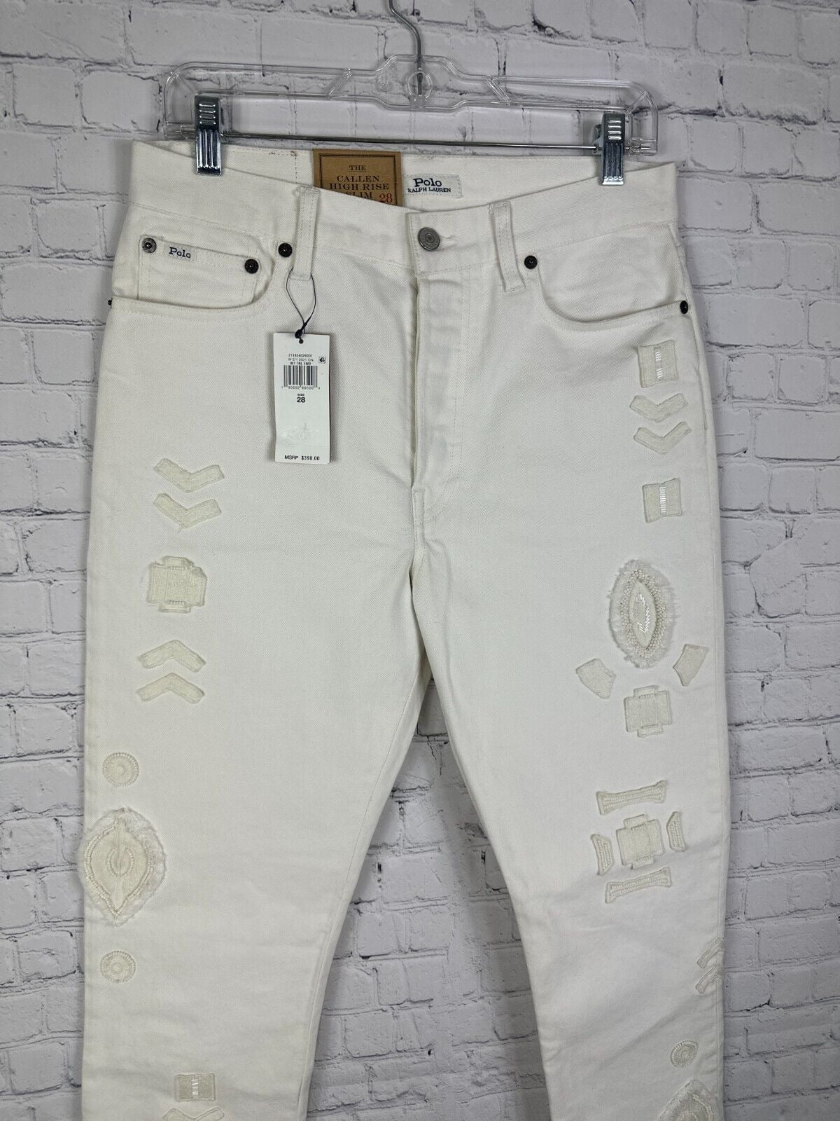 POLO RALPH LAUREN White Womens Avery Boyfriend POLO RALPH LAUREN White Womens Avery Boyfriend