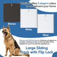 thumbnail image 3 of Performance Pet Door Sliding Track - Easy to Install Sliding Door Track with Flip Lock - Built to Last, 3 of 10