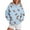 Light Blue, variant on Bovemsi Sweatshirt for Women Football Graphic Hoodies Sweatshirts Fans Pullover Shirt With Pockets Comfort Hoodie
