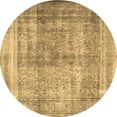 thumbnail image 1 of Ahgly Company Indoor Round Persian Brown Traditional Area Rugs, 5' Round, 1 of 4