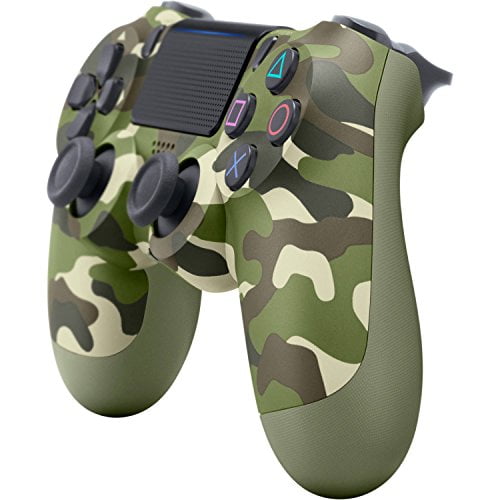 Også Bare overfyldt læbe Sony PS4 DualShock 4 Wireless Controller - Green Camouflage - Walmart.com