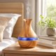 thumbnail image 4 of Wood Grain Vase Aroma Humidifier Silent Large Mist Diffuser Home Desktop Air Humidifier Dark Light Wood Grain 2 Styles, 4 of 7