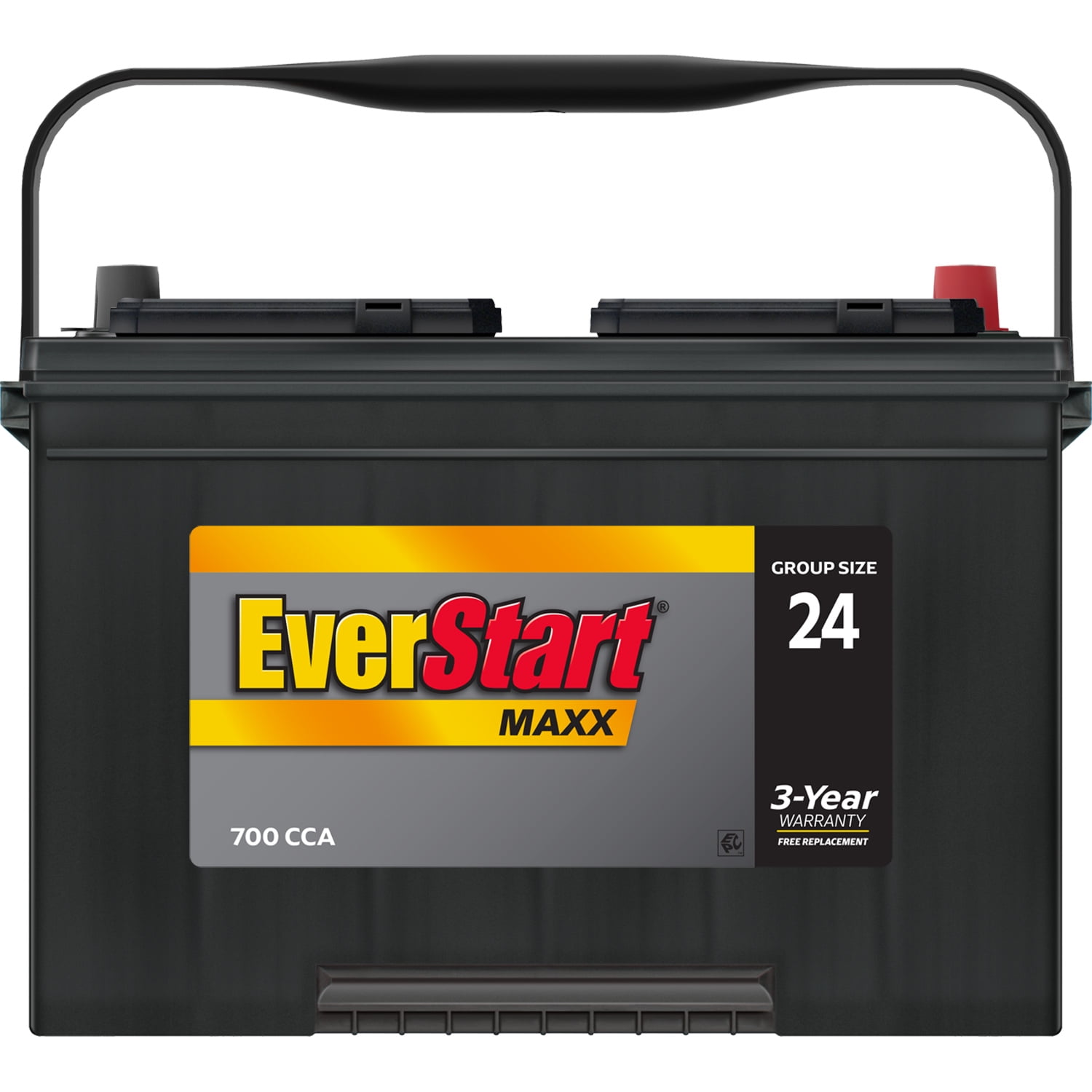EverStart Maxx Lead Acid Automotive Battery, Group Size 24 (12 Volt/700  CCA) 