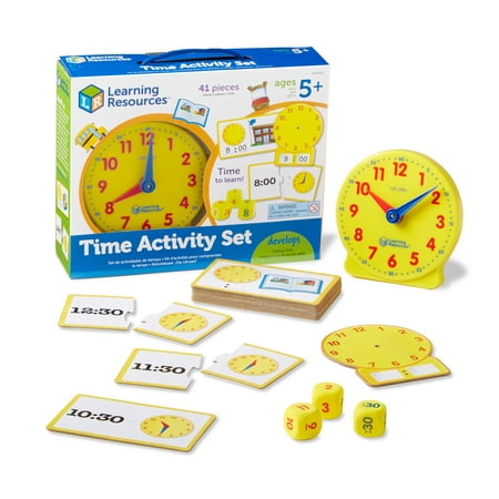 UPC 765023832204 product image for Learning Resources Time Activity Set - 41 Pieces  Kindergartner Learning Activit | upcitemdb.com