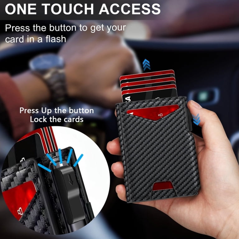 Slim Carbon Fiber Bifold Wallet, RFID Blocking photo 4