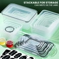 thumbnail image 4 of Stablo Food Storage Containers with Lids 40 Piece (20 Containers & 20 Lids), BPA-Free Reusable Transparent Plastic Food Containers for Kitchen Storage and Organization, Leak Proof Container, 4 of 7