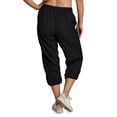 thumbnail image 2 of RBX Active Women's Plus Size Lightweight Woven Capri Pant With Pockets, 2 of 6