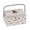 Bees, variant on Medium Sewing Box Organiser Fabric Covered Storage Box, Handle, Internal Tray, Pin Cushion and Pocket, For Sewing, Quilting and Knitting Supplies