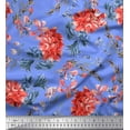 thumbnail image 1 of Soimoi Cotton Duck Fabric Flower Decor Fabric Printed Yard 56 Inch Wide, 1 of 1