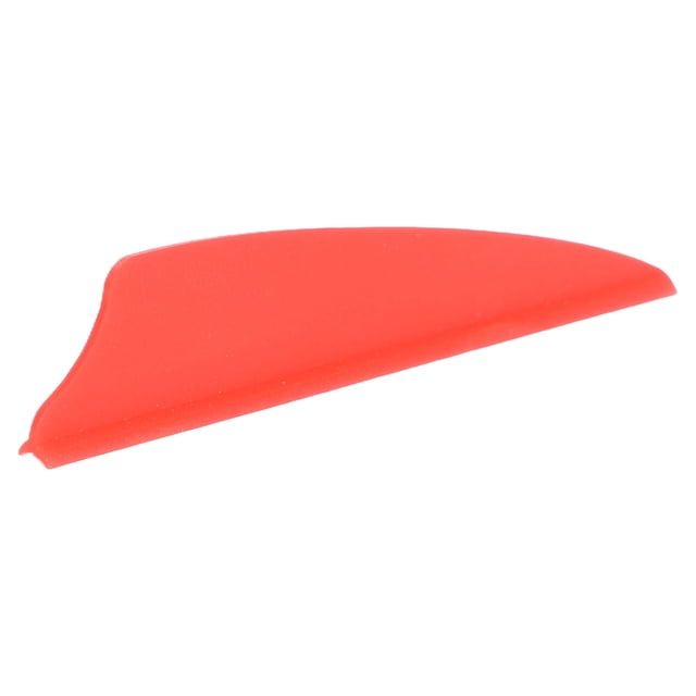 Plastic Feather Fletching, Easy To Use 50 Pcs Plastic Material Feather Fletching for Shooting Red