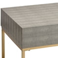 thumbnail image 2 of 55 Downing Street Les Revoires 48" Wide Gray and Gold Coffee Table, 2 of 4