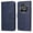 Blue, variant on Wallet Phone Case for Honor Magic 4 with Card Holder and Stand Function Pink