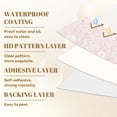 thumbnail image 6 of Pink Peel and Stick Wallpaper Delicate Pink Floral Peonies Soft Blossoms Spring Wall Mural 23.6in x 9.8ft Self Adhesive Removable Wall Paper Renter Friendly Wallpaper for Girls Bedroom Nursery, 6 of 8