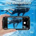 thumbnail image 2 of REJODA-for iPhone 14 Case Waterproof, Metal Heavy Duty with Built-in Screen Protector, Military Grade Shockproof Full Body Protective Defender Rugged Case 6.1 Inch, Black, 2 of 4