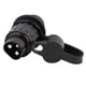 thumbnail image 4 of Adaptador de conector de cableado de enchufe de remolque de 3 pines de plástico negro para remolque Jadeshay A, 4 of 8