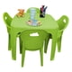 thumbnail image 1 of Kit Mesa Cuadrada con 4 Sillas tipo Rattan Verde, 1 of 5