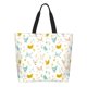 thumbnail image 1 of Balery Chicken Bolsa Tote Estilo Estético con Cremalleras, Bolsa de Hombro, Bolsa de Compras Grande y Plegable, 1 of 8