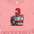 thumbnail image 4 of Inktastic 3rd Birthday Fire Truck Girls Toddler Dress, 4 of 5
