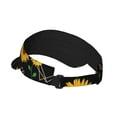 thumbnail image 3 of Disketp Sunflowers Sun Visors for Women Men Unisex Tennis Golf Visor Hat Adjustable Summer Hats Sport Outdoor Visor Hat UV Protection Cap, 3 of 8