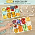 thumbnail image 3 of Snackle Box Container Caperci Original con 10 compartimentos y tapa, 3 of 8