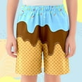 thumbnail image 2 of Shadoumai Shorts for Toddle Boys Animal Graphic Elastic Waist Cotton School Sport Shorts Fashion Swim Shorts Summer Short Pants Clothing, 2 of 4
