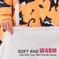 thumbnail image 7 of PMONPA Wearable Blanket Hoodie, Flannel Sherpa Fleece, Warm and Cozy Giant Sweatshirt for Adult, Woman and Man, One Size Fits All (Cat), 7 of 7