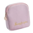 thumbnail image 4 of Bolsa de almacenamiento de toallas sanitarias Yinane Bolsa de período portátil rosa, 4 of 8