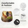 thumbnail image 6 of Lsque Country Farm Morning Rooster Printed Women's Running Shorts with Liner Pockets,Elastic Quick Dry Workout Athletic Gym Yoga Shorts,Womens High Waist Shorts-Small, 6 of 9
