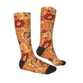 thumbnail image 3 of Fotbe Hippie Flower print Women's Men's Novelty Crew Socks Cotton Socks Knee High Socks for Walking,Running,Nurses,Pregnancy, 3 of 9