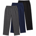 thumbnail image 2 of Tuff Guys Boys Sweatpants 3-Pack Performance Fleece Athletic Pull-On Pants for Boys, 2 of 7