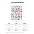 thumbnail image 5 of Sikiie Orchids Flowers Cozy Flannel Fleece Throw Blanket: Lightweight & Thick for All Seasons - Perfect for Women, Men, & Kids", 5 of 6