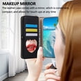thumbnail image 6 of Wallet Case for Google Pixel 10a 6.3-inch, Litchi Leather Flip Zipper Purse Cover with Card Holder, Heart Makeup Mirror, Crossbody Lanyard, Kickstand Shockproof Protective Phone Case ﻿,Black, 6 of 11