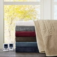 thumbnail image 3 of Beautyrest Solid Microlight/Berber Heated Blanket, King, Sapphire, 3 of 4